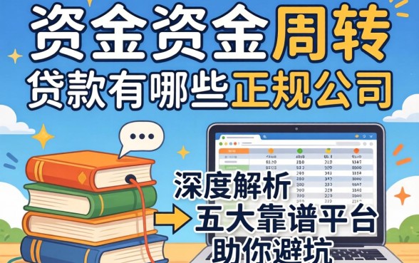 急需资金周转？贷款有哪些正规公司？深度解析五大靠谱平台助你避坑