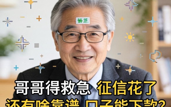 老哥们救急！征信花了还有啥靠谱的口子能下款？求推荐不套路的那种！