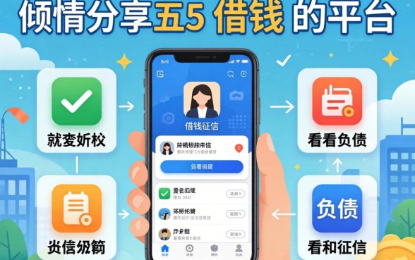 有手机号就能借钱的平台，倾情分享五个不看负债和征信的app