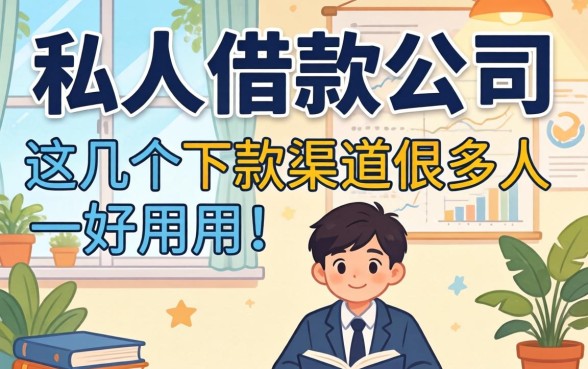 揭秘私人借款公司：这几个下款渠道很多人都在用