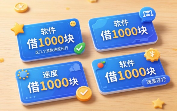 实测几个借1000块的软件，这几个放款速度还行