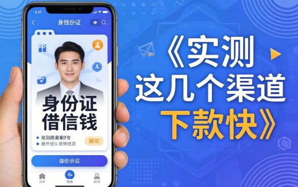 不需要身份证的借钱软件有哪些？实测这几个渠道下款快
