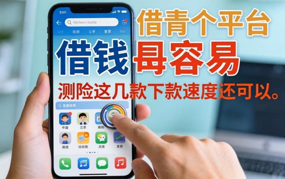 手机哪个平台借钱最容易？实测这几款下款速度还可以