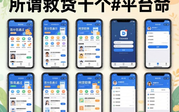 我试了十几个平台，发现所谓的百分百通过的网贷软件其实是个伪命题