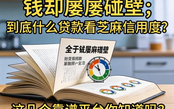 急需用钱却屡屡碰壁？到底什么贷款看芝麻信用度？这几个靠谱平台你知道吗？