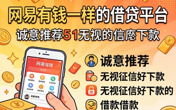 类似网易有钱一样的借钱平台，诚意推荐五个无视征信好下款的借款app