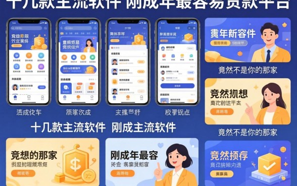 我测试了十几款主流软件,发现刚成年最容易贷款的平台竟然不是你想的那家