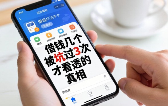 手机app借钱都有几个平台的?被坑过3次才看透的真相