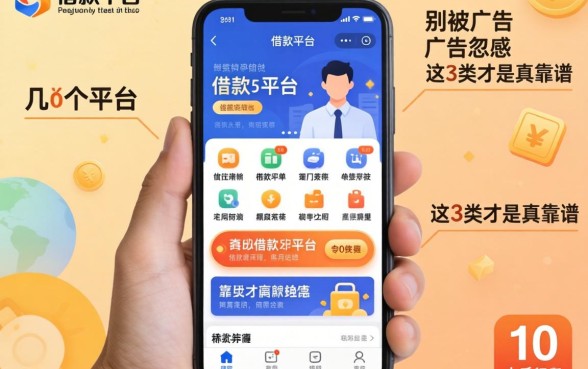 最容易借款的平台有哪几个平台？别被广告忽悠，这3类才是真靠谱
