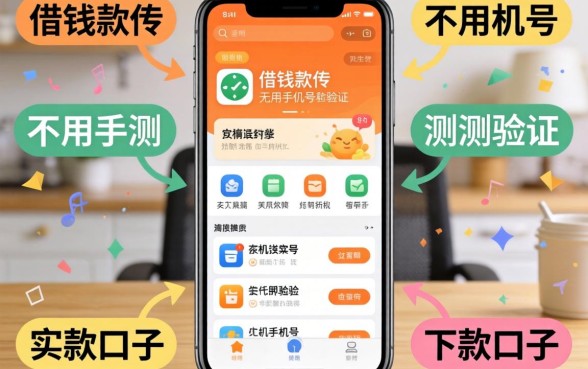 什么借钱软件不用手机号验证？分享几个实测的下款口子