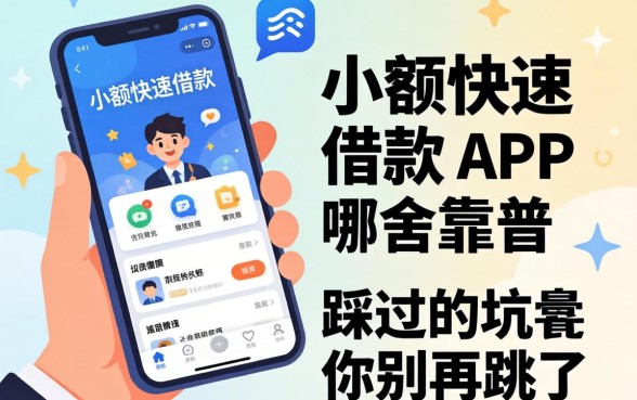 网上小额快速借款app哪个靠谱？我踩过的坑你别再跳了
