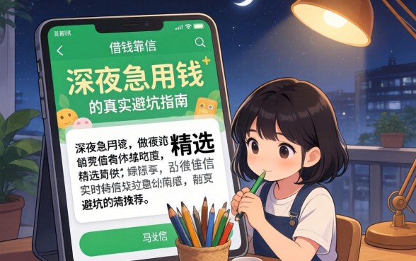 微信里有哪些借钱软件靠谱？深夜急用钱时的真实避坑指南与精选推荐