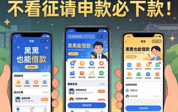 我试了那些不看征信申请必下款的平台，黑户也能借款的软件背后真相让人意外