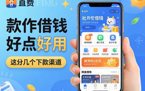 什么手机软件借钱好用一点？实测分享这几个下款渠道