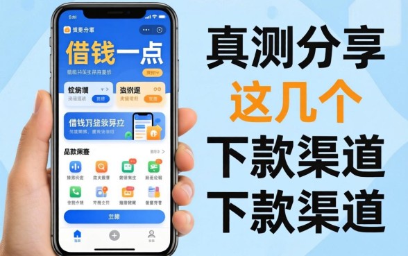 什么手机软件借钱好用一点？实测分享这几个下款渠道