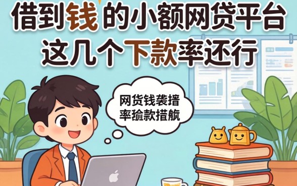 盘点容易借到钱的小额网贷平台，这几个下款率还行