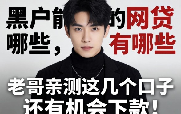 真正黑户能做的网贷有哪些？老哥亲测这几个口子还有机会下款！