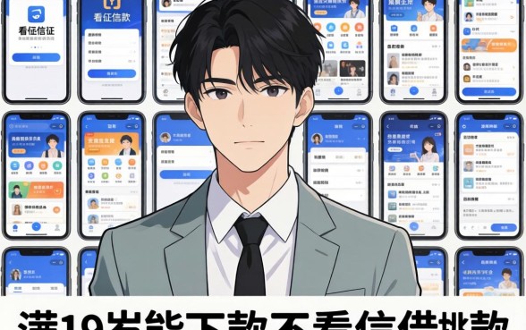 我翻了几十款所谓不看征信的借款软件，发现满19岁能下款的真相有些扎心