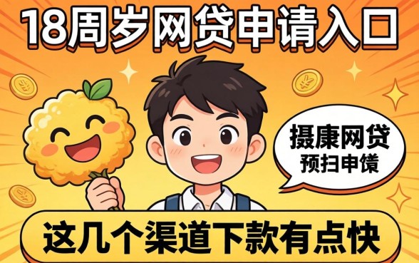 揭秘满18周岁网贷申请入口，这几个渠道下款有点快