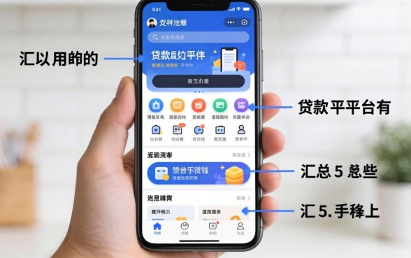 现在可以用的贷款平台有哪些，汇总5个手机上可以借钱的app