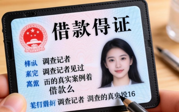 临时身份证可以借款么？一个调查记者见过的真实案例