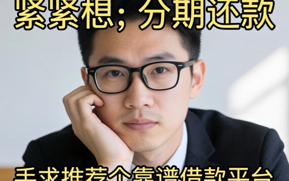 手头紧想分期还款,求推荐几个靠谱的借款平台?