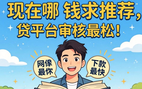 急需用钱求推荐！现在哪个网贷平台审核最松、下款最快？
