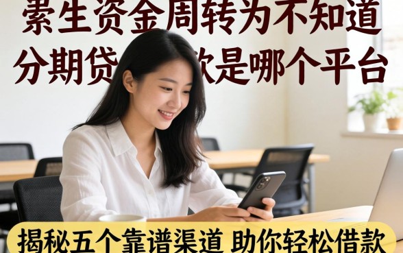 急需资金周转却不知道分期贷款是哪个平台?揭秘五个靠谱渠道助你轻松借款