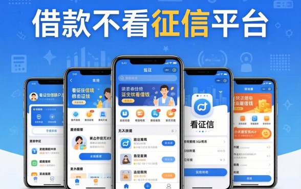 app借款不看征信的平台，陈列5个不看征信的借钱app