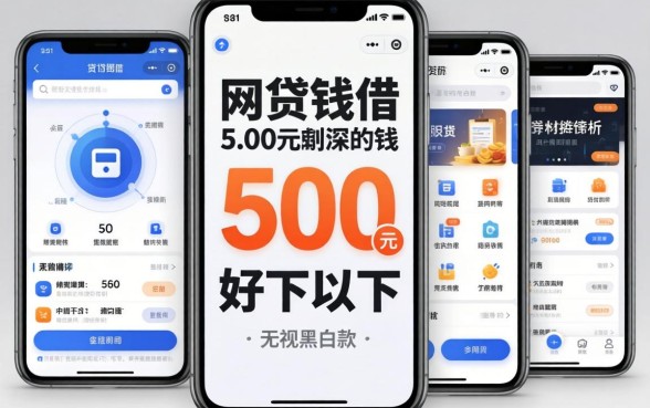 什么网贷能借500元以下的钱，深入剖析五个无视黑白好下款的软件