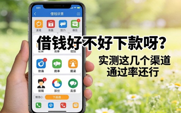 手机借钱好不好下款呀？实测这几个渠道通过率还行