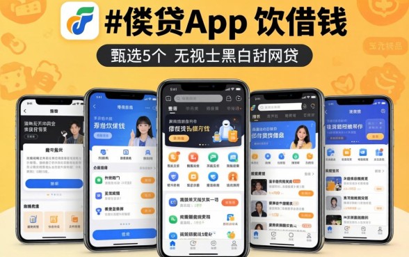 像任性贷app一样的借钱软件,甄选5个无视黑白的网贷app