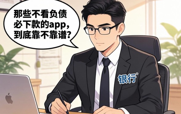 银行经理私下说：那些不看负债必下款的app，到底靠不靠谱？