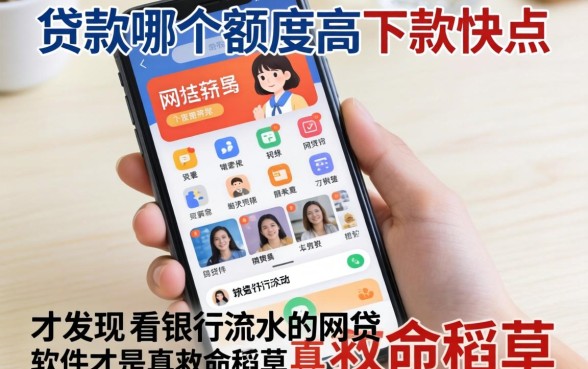 我看遍了手机贷款哪个额度高下款快点，才发现不看银行流水的网贷软件才是真救命稻草