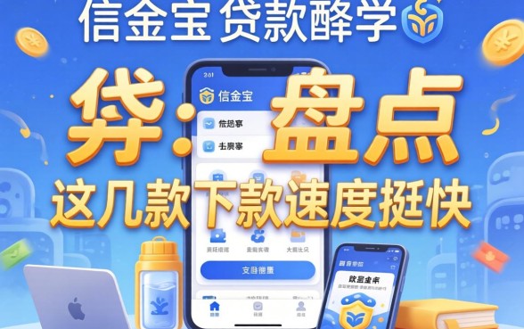 类似e信金宝的贷款软件盘点：这几款下款速度挺快