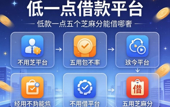利率低一点的借款平台是哪个，详尽说明五个不用芝麻分能借的平台