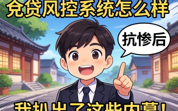 被小贷风控系统怎么样坑惨后，我扒出了这些内幕