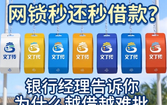 网贷秒还秒借款？银行经理告诉你为什么越借越难批