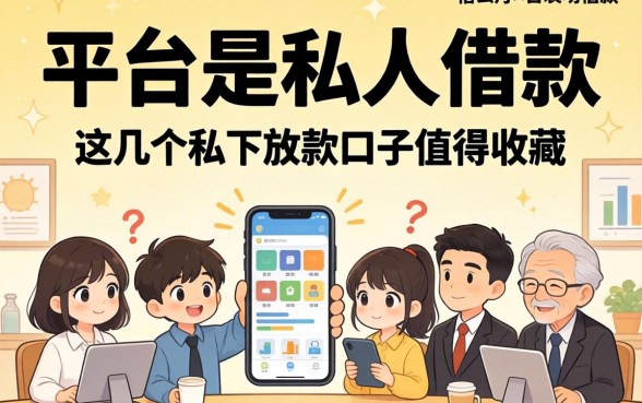 不要平台要私人借款，这几个私下放款口子值得收藏