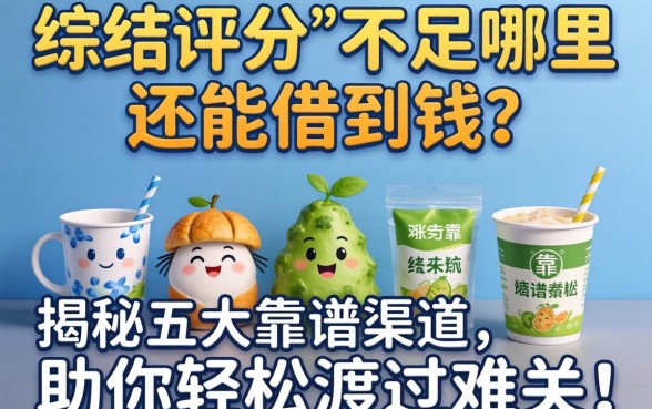 综合评分不足哪里还能借到钱？揭秘五大靠谱渠道，助你轻松渡过难关！