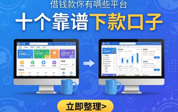 最新借钱软件有哪些平台？整理了十个靠谱的下款口子