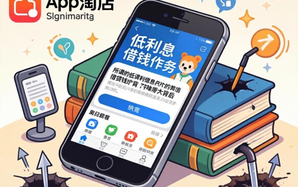 我翻遍了手机应用商店，发现这些所谓的低利息借钱软件背后藏着大坑