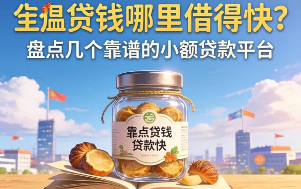急需用钱哪里借得快？盘点几个靠谱的小额贷款平台