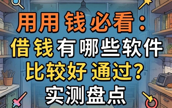 急用钱必看：借钱有哪些软件比较好通过？实测盘点