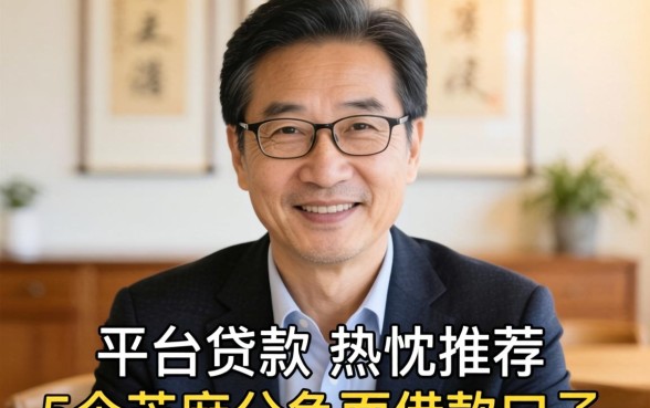五十多岁的平台贷款，热忱推荐5个芝麻分负面借款的口子