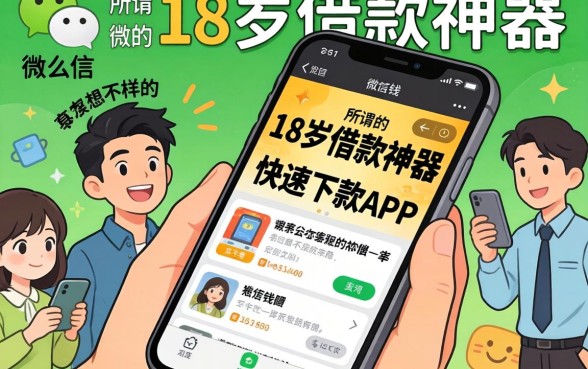 我翻遍了微信里有什么借钱的，发现所谓的18岁借款神器快速下款app根本不是你想的那样