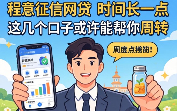 不查征信网贷时间长一点的，这几个口子或许能帮你周转