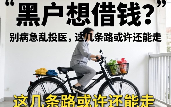 黑户想借钱？别病急乱投医，这几条路或许还能走