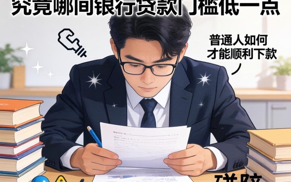 急需资金周转却屡屡碰壁？究竟哪间银行贷款门槛低一点，普通人如何才能顺利下款？