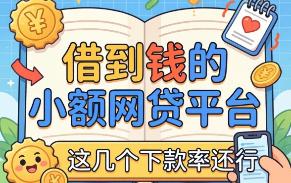 盘点容易借到钱的小额网贷平台，这几个下款率还行
